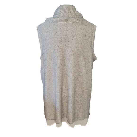 Avenue Tweed Cowlneck Sweater Vest (Size 26/28) - Picture 4 of 8